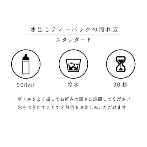 水出し緑茶2種とほうじ茶のセット
