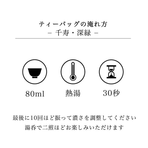 深緑ティーバッグ 12個入